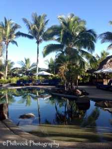 Pool at Wananavu Beach Resort