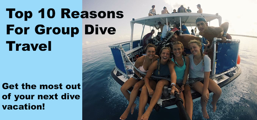 top 10 reasons for group dive travel